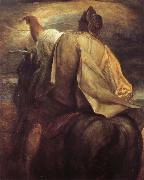 George Frederick watts,O.M.,R.A. The Four Horsemen of Apocalypse The Rider on the Black Horse oil painting
